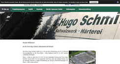 Desktop Screenshot of hugo-schmitz.de